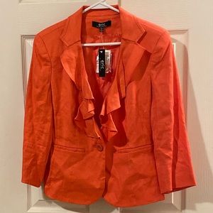 NWT Eric Signature Coral Blazer Jacket